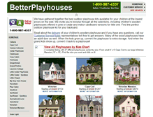 Tablet Screenshot of betterplayhouses.com